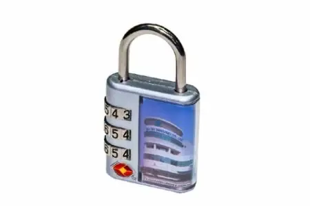 3 Digital Wheels Photo Type TSA Travel Safety Certification Custom Lock